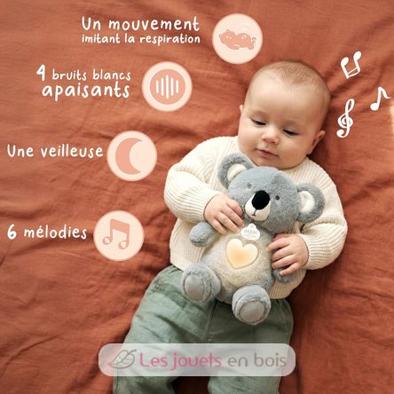 Koala di peluche che respira DC4682 Doudou et Compagnie 3