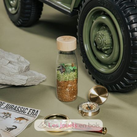 Bottiglia sensoriale Spy Jurassic PB85777 Petit Boum 6