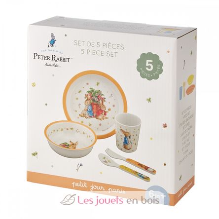 Set da 5 pezzi Peter Coniglio arancione PJ-BP701T Petit Jour 3