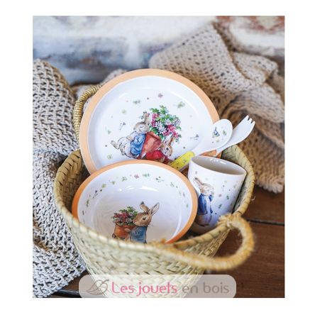 Set da 5 pezzi Peter Coniglio arancione PJ-BP701T Petit Jour 2
