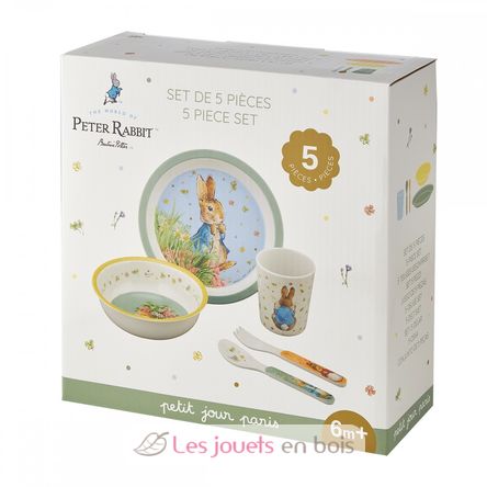 Set da 5 pezzi Peter Coniglio verde PJ-BP701BT Petit Jour 3