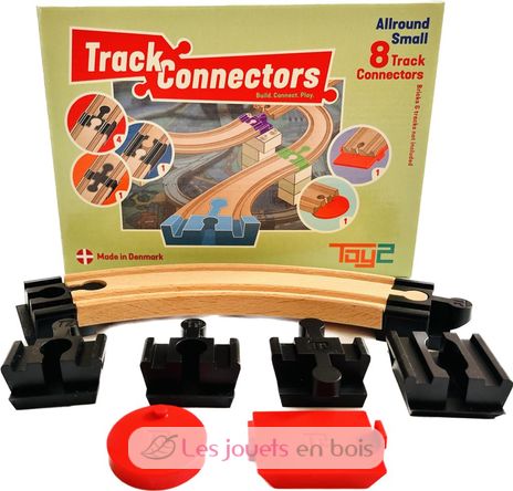 Allround Small - 8 connettori per binari Toy2-21021 Toy2 1