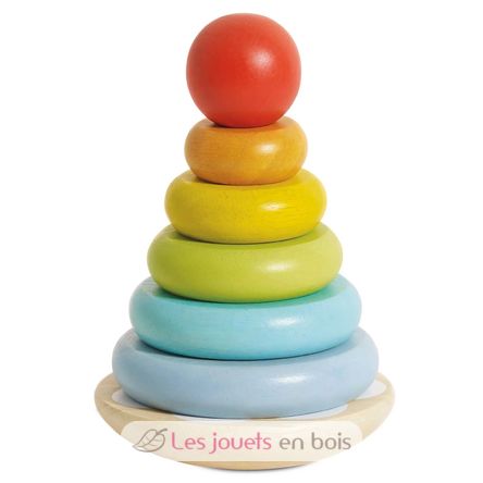 Piramide impilabile arcobaleno TV-PL011 Le Toy Van 1