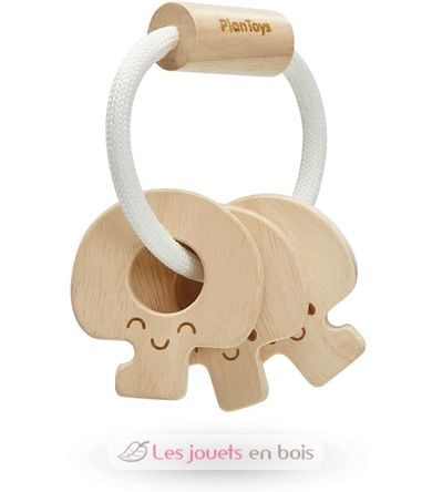 Sonaglio naturale per chiavi PT5267 Plan Toys 1