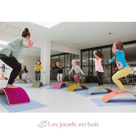 Wobbel Balance Board Senape originale WO-OR-MUSTARD Wobbel 5