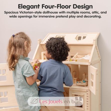Grande casa delle bambole vittoriana PT7167 Plan Toys 6