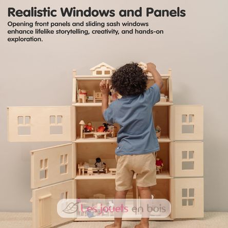 Grande casa delle bambole vittoriana PT7167 Plan Toys 7