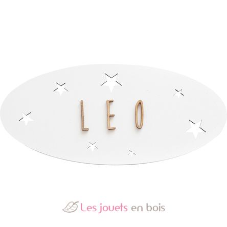 Targa decorativa personalizzabile - Stelle bianca VI-PL48 Vintiun 1