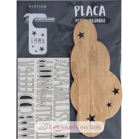 Targa decorativa personalizzabile - Nuvola VI-PL43 Vintiun 3