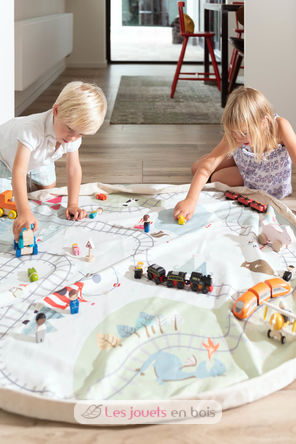 Borsa portaoggetti - Train Ours PG-trainmap Play and Go 7