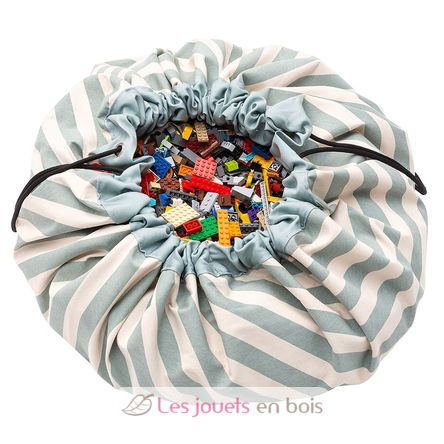 Borsa portaoggetti - Rayes vertes PG-rayures-vert Play and Go 1