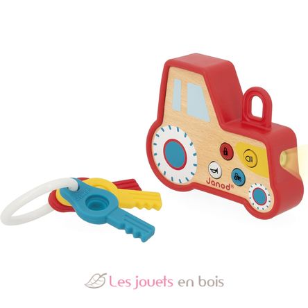 Portachiavi trattore con suono e luce J03331 Janod 5