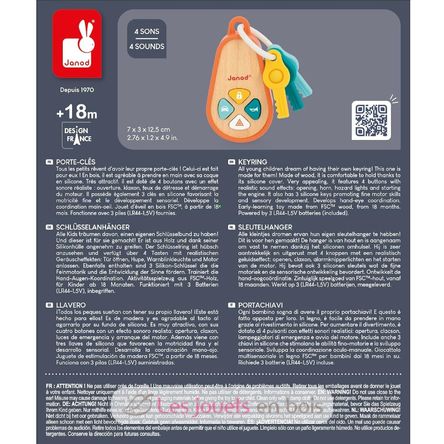 Portachiavi sonoro J05320 Janod 6