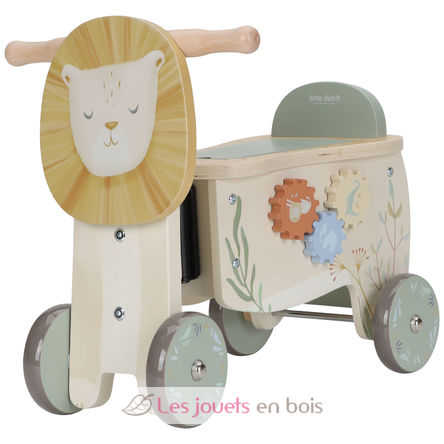 Cavalcabile leone in legno LD7481 Little Dutch 4