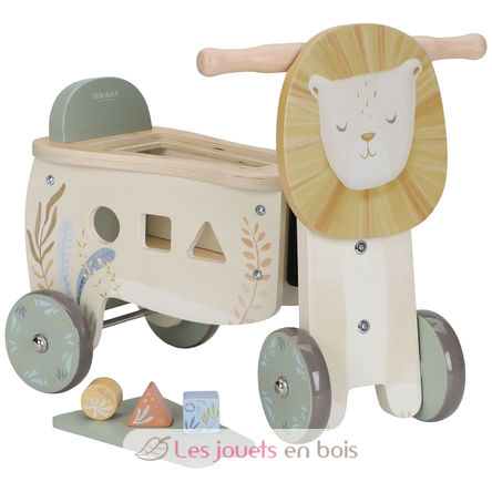 Cavalcabile leone in legno LD7481 Little Dutch 8