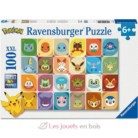 Puzzle Facce da Pokemon 100p XXL RAV12004320 Ravensburger 5