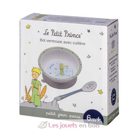 Ciotola a ventosa con cucchiaio Il piccolo Principe PJ-PP702R Petit Jour 2