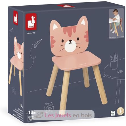 Sedia per bambini Gatto J09659 Janod 4