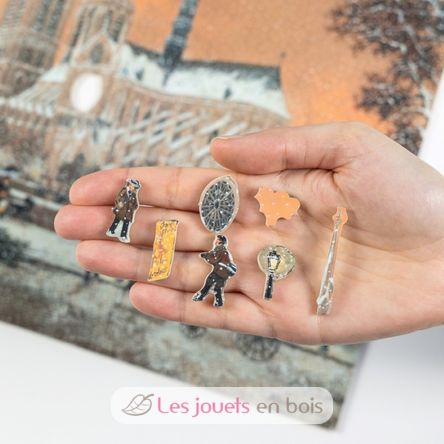 Prima neve su Notre-Dame di Delacroix A1314-650 Puzzle Michèle Wilson 2