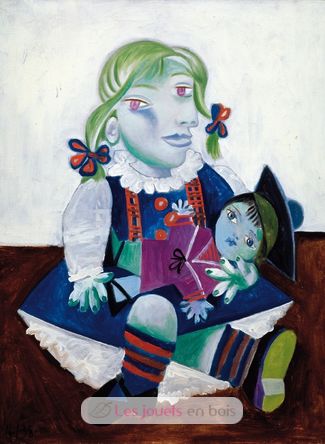 Maya con una bambola di PICASSO W0601-1848 Puzzle Michèle Wilson 2