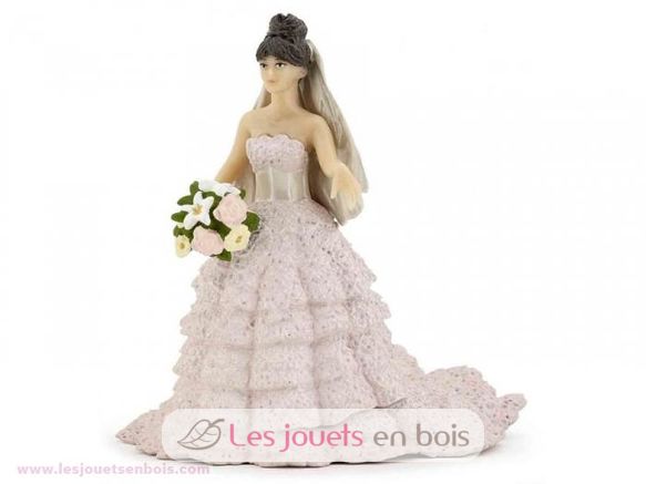 Figurina della sposa in pizzo rosa PA39070-3135 Papo 2
