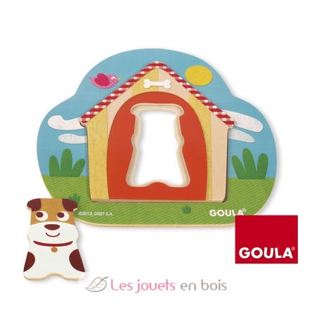 Puzzle a 3 livelli La cuccia di Tobby GO53124-4084 Goula 2