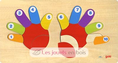 Puzzle delle mani GO57875-5178 Goki 2