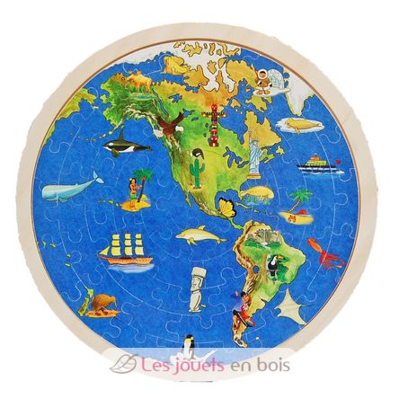 Puzzle globo terrestre GO57666-5181 Goki 2