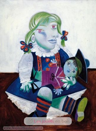 Maya con una bambola di PICASSO W0601-1848 Puzzle Michèle Wilson 3