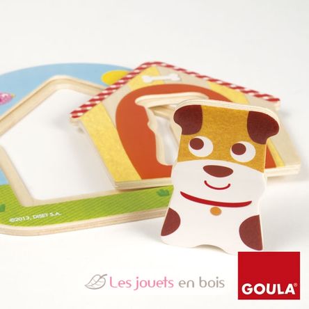 Puzzle a 3 livelli La cuccia di Tobby GO53124-4084 Goula 3