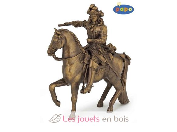 Figurina di Luigi XIV sul suo cavallo PA39709-3218 Papo 1