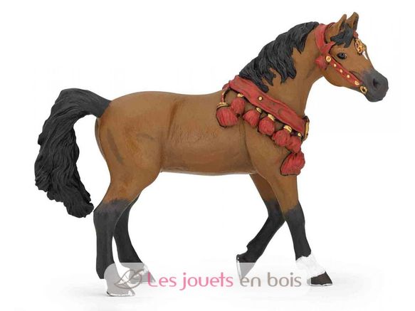 Figurina di cavallo arabo in abito da parata PA51547-3614 Papo 1