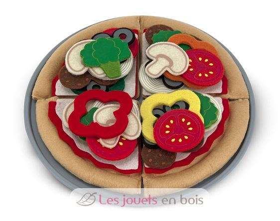 Pizza en feutre M&D13974-4028 Melissa & Doug 1