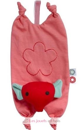 Gitte Pink - L'elefante Doudou F&F1201-3031-5223 Franck & Fischer 1