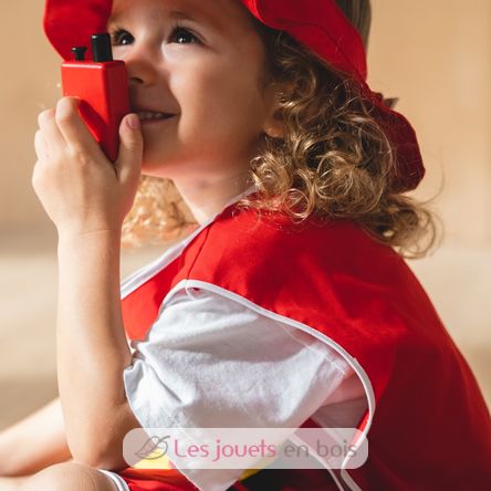 Puzzle enfant en bois Laure Cacouault : Les pompiers