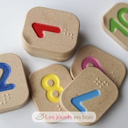 Imparare i numeri in Braille PT5654 Plan Toys 2