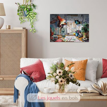 Puzzle Scrivania di un artista Pixar 1000 pezzi RAV12000302 Ravensburger 5