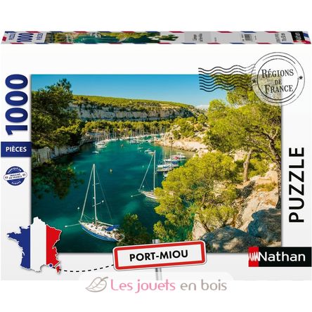 Puzzle Baia di Port-Miou 1000 pezzi NA12002011 Nathan 1