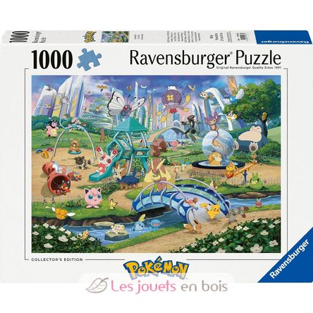 Puzzle Pokemon Eevee nel parco 1000 pz RAV12002033 Ravensburger 1