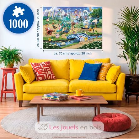 Puzzle Pokemon Eevee nel parco 1000 pz RAV12002033 Ravensburger 4