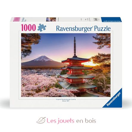 Puzzle Fioritura dei ciliegi sul Monte Fuji 1000 pezzi RAV12000582 Ravensburger 1
