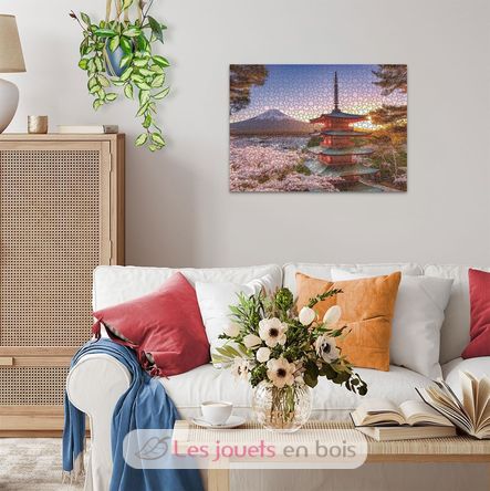 Puzzle Fioritura dei ciliegi sul Monte Fuji 1000 pezzi RAV12000582 Ravensburger 5