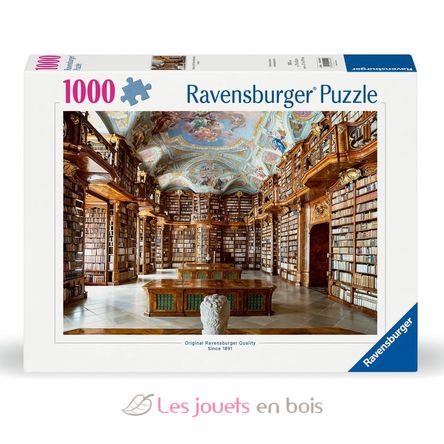 Puzzle Biblioteca del monastero di San Floriano 1000 pezzi RAV12001440 Ravensburger 1