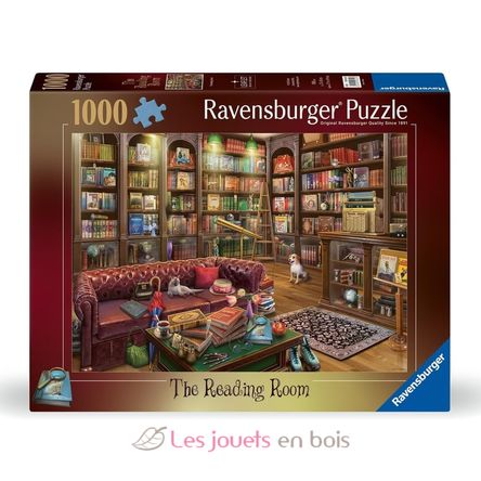 Puzzle La sala di lettura 1000 pezzi RAV12000329 Ravensburger 1