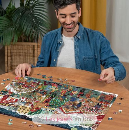 Puzzle Mercatino di Natale 1000 pezzi RAV12000729 Ravensburger 4