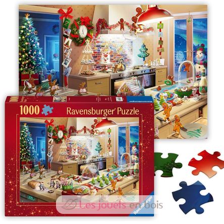 Puzzle Omini di pan di zenzero 1000 pezzi RAV12000718 Ravensburger 1