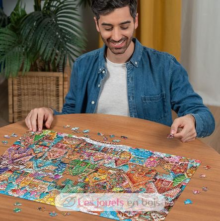 Puzzle Villaggio di biscotti natalizi 1000 pezzi RAV12001267 Ravensburger 4