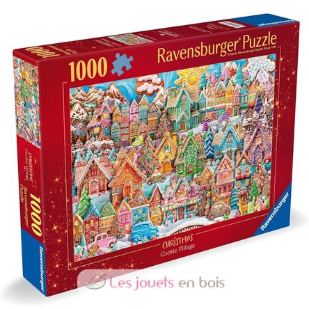 Puzzle Villaggio di biscotti natalizi 1000 pezzi RAV12001267 Ravensburger 1