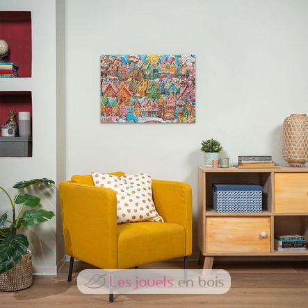 Puzzle Villaggio di biscotti natalizi 1000 pezzi RAV12001267 Ravensburger 5