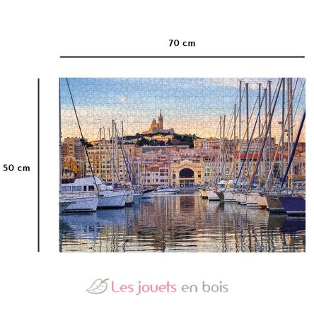 Puzzle Il vecchio porto di Marsiglia 1000 pezzi NA12002010 Nathan 2